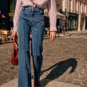 Sezane Augusto Denim Trousers